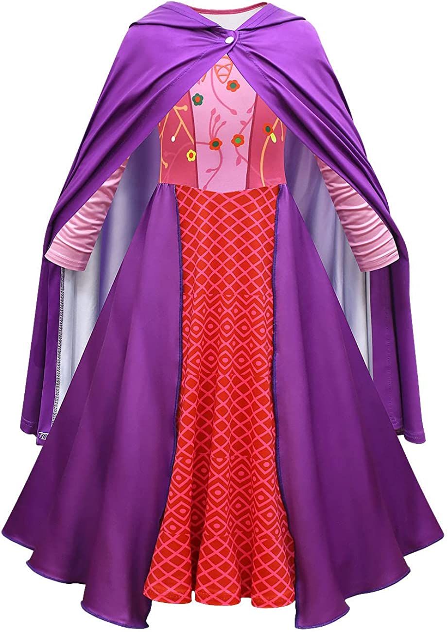 Sanderson Sisters Costume Kids Girl Halloween Dress up Hocus Pocus Costumes