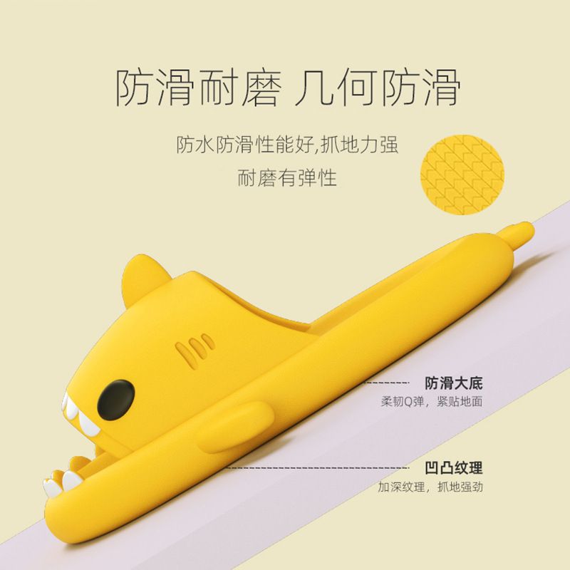 Summer Slippers Female Lovely Shark Shape Slides Outdoor Women Shoes Kids Children Flip Flops Men Couples Cartoon EVA Wholesale