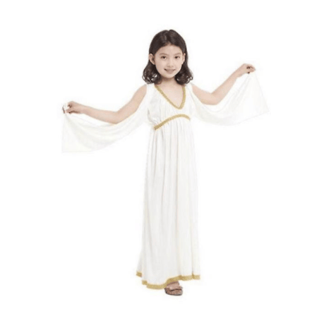 Greek Roman Toga Halloween Costumes For Girls Kids