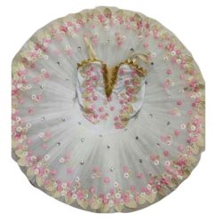 Kids Sequin Ballet Tutu Dress Swan Costume Ballet Girls Dress White Ballet Dress