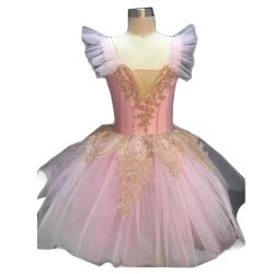 Girls Pink Swan Ballet Costume Tutu Skirt Kids Dance Costumes