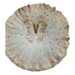 White Ballet Dress Swan Costume Ballet Girls Dress Kids Sequin Ballet Tutu Dress