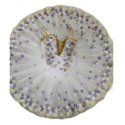 Kids Sequin Ballet Tutu Dress White Ballet Dress Swan Costume Ballet Girls Dress