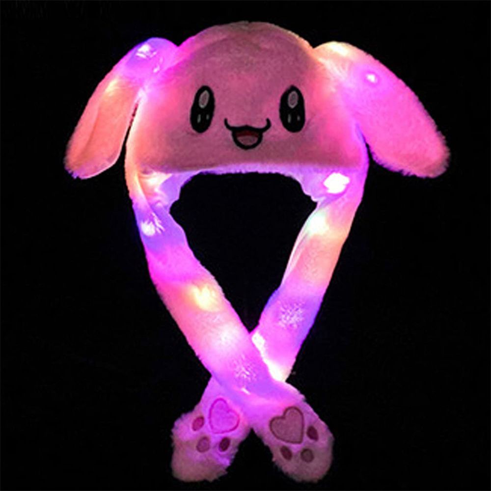 Funny Plush Rabbit Hat Ear Moving Jumping Hats Cute Bunny Hat Cap