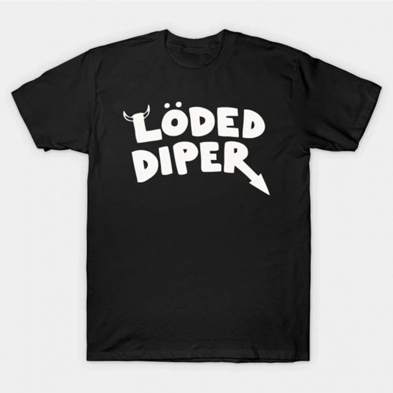 Funny Clothes LODED DIPER DIARY OF A WIMP KID Printed T-shirt, Men's And Women's Summer Comfortable Top, Unisex Street Fashion 62481